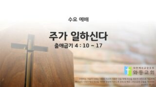 2025년 06월 04일 수요 예배 : 주가 일하신다.