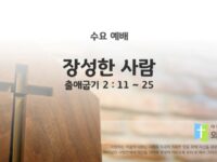 2025년 04월 30일 수요 예배 : 장성한 사람