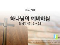 2025년 01월 22일 수요 예배: 하나님의 예비하심