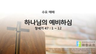 2025년 01월 22일 수요 예배: 하나님의 예비하심