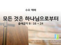 2025년 08월 20일 수요 예배 : 모든 것은 하나님으로부터 / 출애굽기 8 : 16 ~ 24