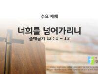 2025년 11월 26일 수요 예배 : 너희를 넘어가리니 / 출애굽기 12 : 1 ~ 13