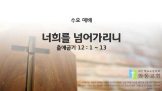 2025년 11월 26일 수요 예배 : 너희를 넘어가리니 / 출애굽기 12 : 1 ~ 13
