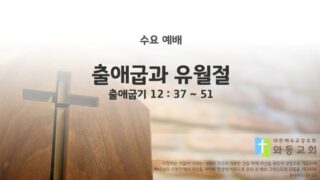 2025년 12월 17일 수요 예배 : 출애굽과 유월절 / 출애굽기 12 : 37 ~ 51